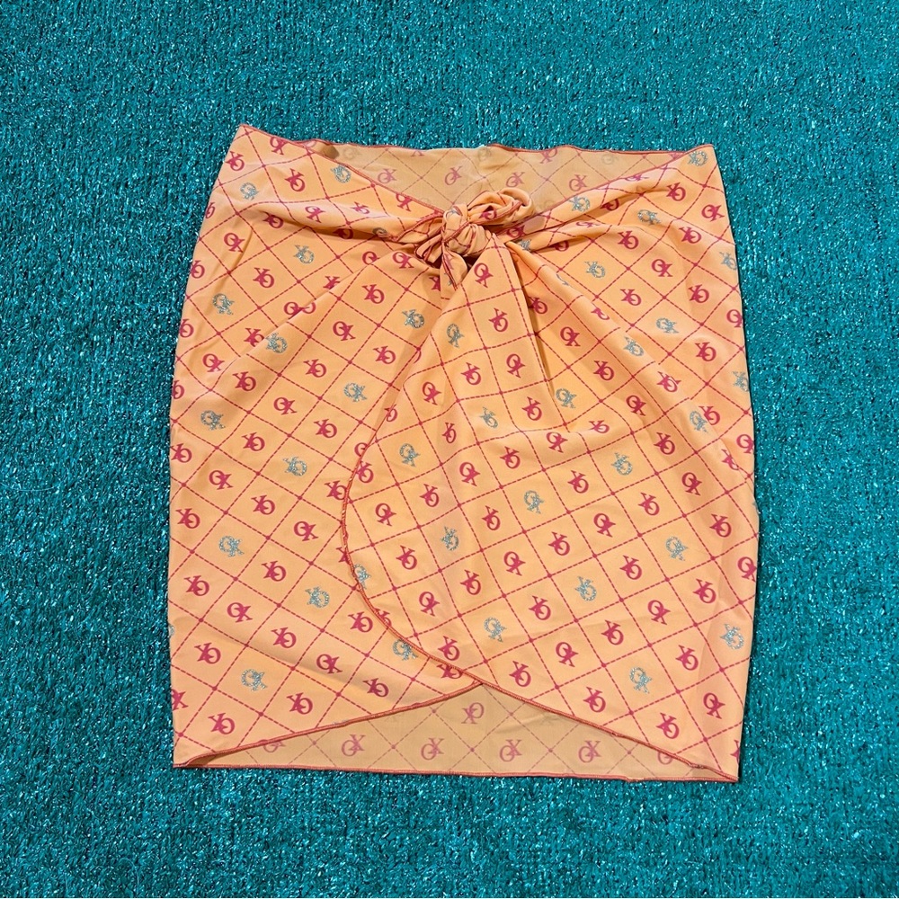 Vintage 90s XO cover up skirt